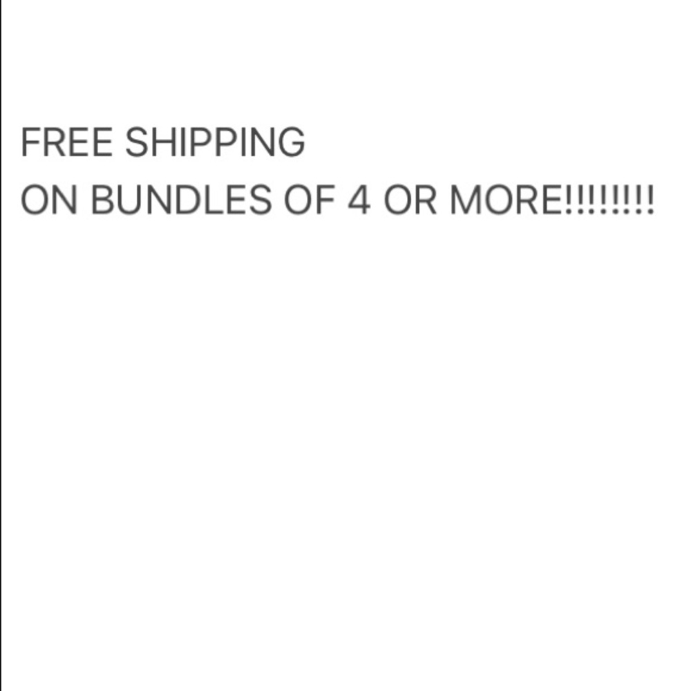 FREE SHIPPING ON 4 OR MORE ONLY FOR A LIMITED TIME